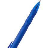 Hexi Soft Touch Recycled Gel Pen — Blue (BL) — blank detail view — 30