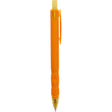 Hexi Soft Touch Recycled Gel Pen — Orange (OR) — blank front view — 11