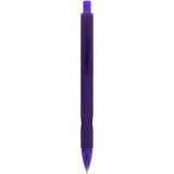 Hexi Soft Touch Recycled Gel Pen — Purple (PP) — blank product view — 8