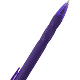 Hexi Soft Touch Recycled Gel Pen — Purple (PP) — blank detail view — 6