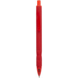 Hexi Soft Touch Recycled Gel Pen — Red (RD) — blank product view — 24