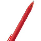 Hexi Soft Touch Recycled Gel Pen — Red (RD) — blank detail view — 22