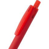 Hexi Soft Touch Recycled Gel Pen — Red (RD) — blank detail view — 23