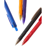 Hexi Soft Touch Recycled Gel Pen — Black (BK) — blank product view — 42