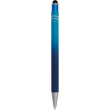 Burst Recycled Gel Stylus — Blue (BL) — blank back view — 22