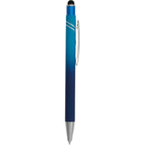 Burst Recycled Gel Stylus — Blue (BL) — blank front view — 17