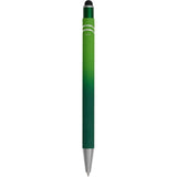 Burst Recycled Gel Stylus — Green (GR) — blank back view — 15