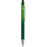 Burst Recycled Gel Stylus — Green (GR) — blank front view — 10