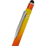 Burst Recycled Gel Stylus — Orange (OR) — blank detail view — 6