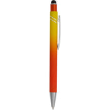 Burst Recycled Gel Stylus — Orange (OR) — blank front view — 3
