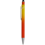 Burst Recycled Gel Stylus — Orange (OR) — blank front view — 4