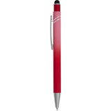 Burst Recycled Gel Stylus — Red (RD) — blank front view — 25