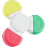 Multi-Ink Spinner Highlighter — White (WH) — blank right angle — 9