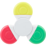 Multi-Ink Spinner Highlighter — White (WH) — blank front view — 4