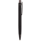 Denver Recycled Gel Pen — Black (BK) — blank front view — 44
