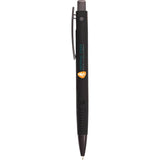 Denver Recycled Gel Pen — Black (BK) — decorated front view — 43