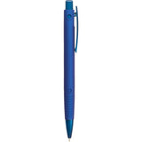Denver Recycled Gel Pen — Blue (BL) — blank front view — 12