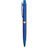 Denver Recycled Gel Pen — Blue (BL) — decorated front view — 11