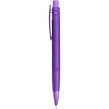 Denver Recycled Gel Pen — Purple (PP) — blank front view — 4