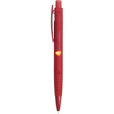 Denver Recycled Gel Pen — Red (RD) — decorated front view — 27