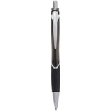 Pivot Translucent Recycled Gel Pen — Black (BK) — blank product view — 40
