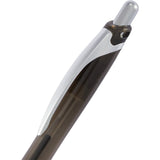 Pivot Translucent Recycled Gel Pen — Black (BK) — blank detail view — 39