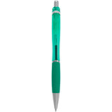 Pivot Translucent Recycled Gel Pen — Green (GR) — blank back view — 17