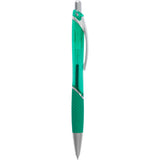 Pivot Translucent Recycled Gel Pen — Green (GR) — blank front view — 11