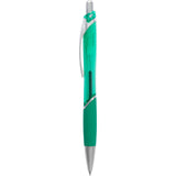 Pivot Translucent Recycled Gel Pen — Green (GR) — blank front view — 12
