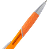 Pivot Translucent Recycled Gel Pen — Orange (OR) — blank detail view — 22
