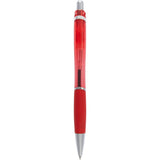 Pivot Translucent Recycled Gel Pen — Red (RD) — blank back view — 9