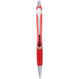 Pivot Translucent Recycled Gel Pen — Red (RD) — blank product view — 8