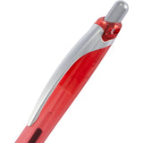 Pivot Translucent Recycled Gel Pen — Red (RD) — blank detail view — 7
