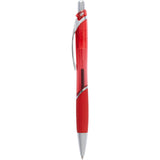 Pivot Translucent Recycled Gel Pen — Red (RD) — blank front view — 4