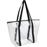 Urban Clear Tote — Black (BK) — blank right angle — 6