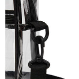 Clear Crossbody Tote — Black (BK) — blank detail view — 5