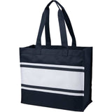 Varsity Box Tote — Navy (NY) — blank left angle — 7