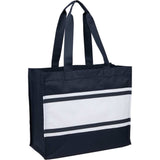 Varsity Box Tote — Navy (NY) — blank right angle — 6