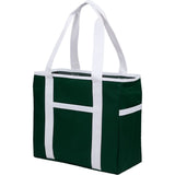Varsity Club Tote — Green (GR) — blank left angle — 13