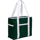 Varsity Club Tote — Green (GR) — blank right angle — 12