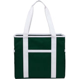 Varsity Club Tote — Green (GR) — blank front view — 10