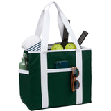 Varsity Club Tote — Green (GR) — blank product view — 9