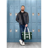Varsity Club Tote — Green (GR) — decorated product view — 7