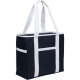 Varsity Club Tote — Navy (NY) — blank right angle — 18