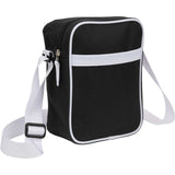Varsity rPET Crossbody Bag — Black (BK) — blank right angle — 12