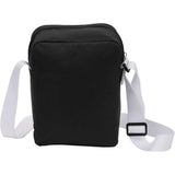 Varsity rPET Crossbody Bag — Black (BK) — blank back view — 11