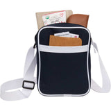 Varsity rPET Crossbody Bag — Navy (NY) — blank product view — 3