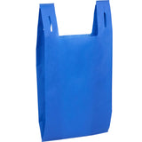 Recycled Non-Woven T-Shirt Tote — Royal (RYL) — blank right angle — 7