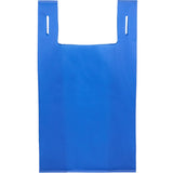 Recycled Non-Woven T-Shirt Tote — Royal (RYL) — blank front view — 5