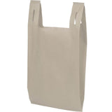 Recycled Non-Woven T-Shirt Tote — Tan (TN) — blank left angle — 13